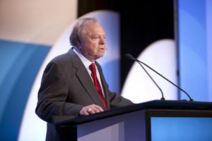 Harold Hamm, CEO of Continental Resources, speaks during the IHS CERAWeek 2015 energy conference in Houston, Texas in this April 21, 2015 file photo.  REUTERS/Daniel Kramer